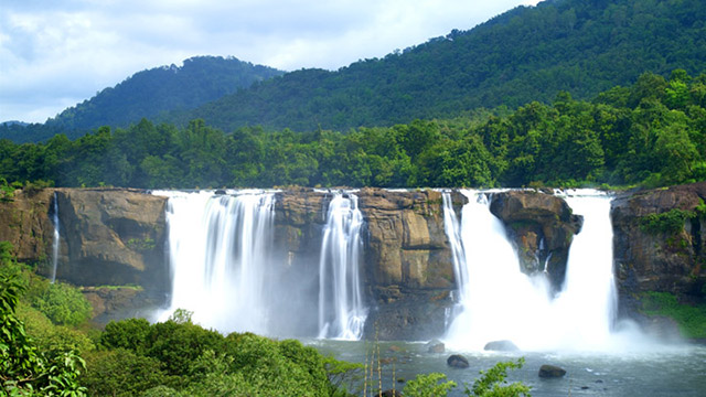 Athirappally Waterfalls in Kerala