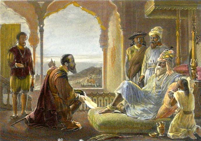 Zamorin of Calicut – a painting