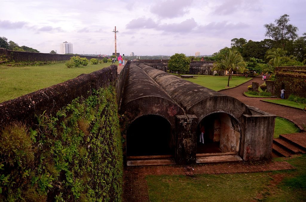 Passage inside the barracks of Kannur Fort