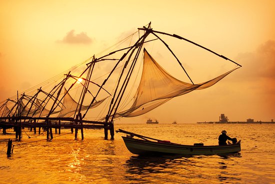 Fishing nets in Fort Kochi are icons of Ernakulam