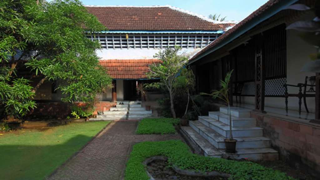 Exterior of the old Kandath Tharavadu in Palakkad