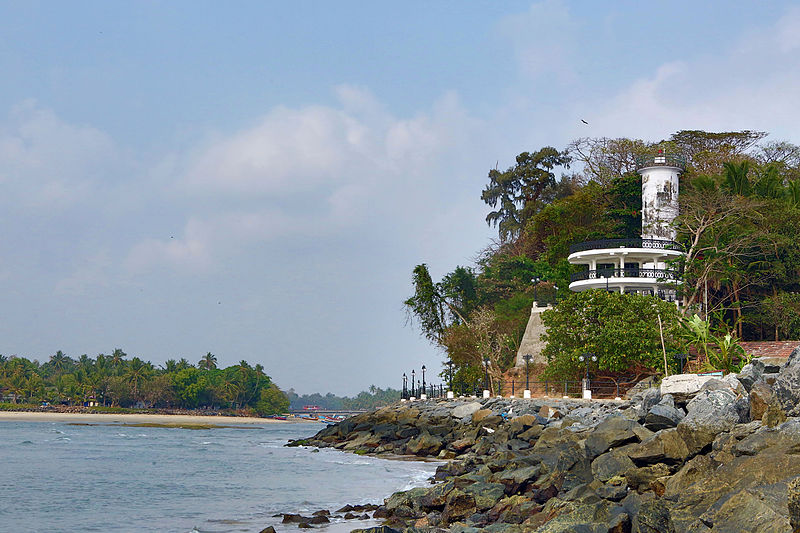 Mahe lighthouse near the Walkway